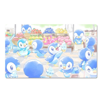 Piplup Board Game Pokemon Table Playmat Card Playing Mat TCG CCG Pad Mousepad