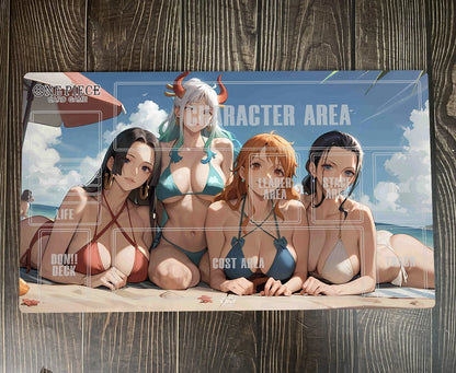 One Piece O-P Girl Boa Yamato Nami Robin OPCG TCG CCG Table Mousepad Playmat Trading Card Game Deskmat