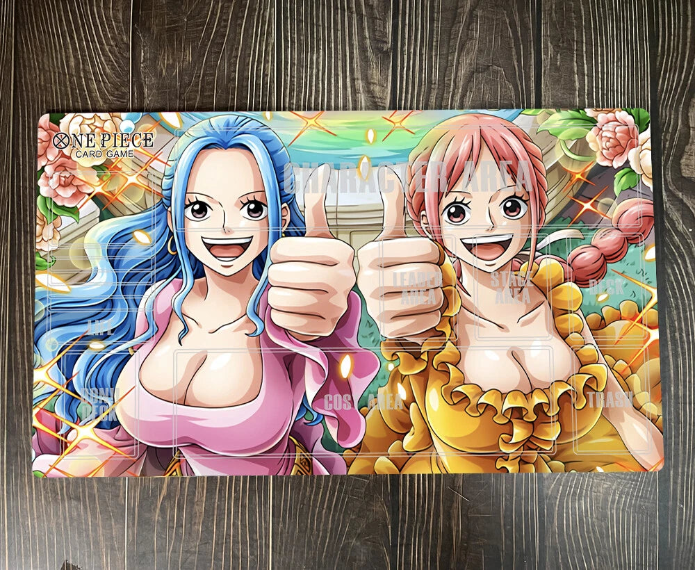 One Piece OPCG TCG CCG Pad Nefertari Vivi Duel Playmat Trading Card Game Deskmat Mousepad