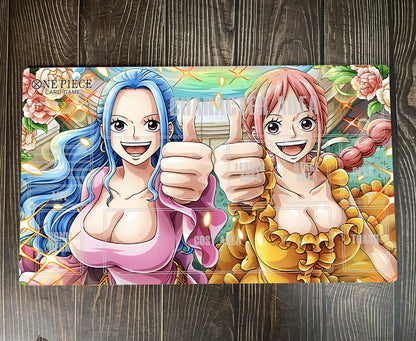 One Piece OPCG TCG CCG Pad Nefertari Vivi Duel Playmat Trading Card Game Deskmat Mousepad