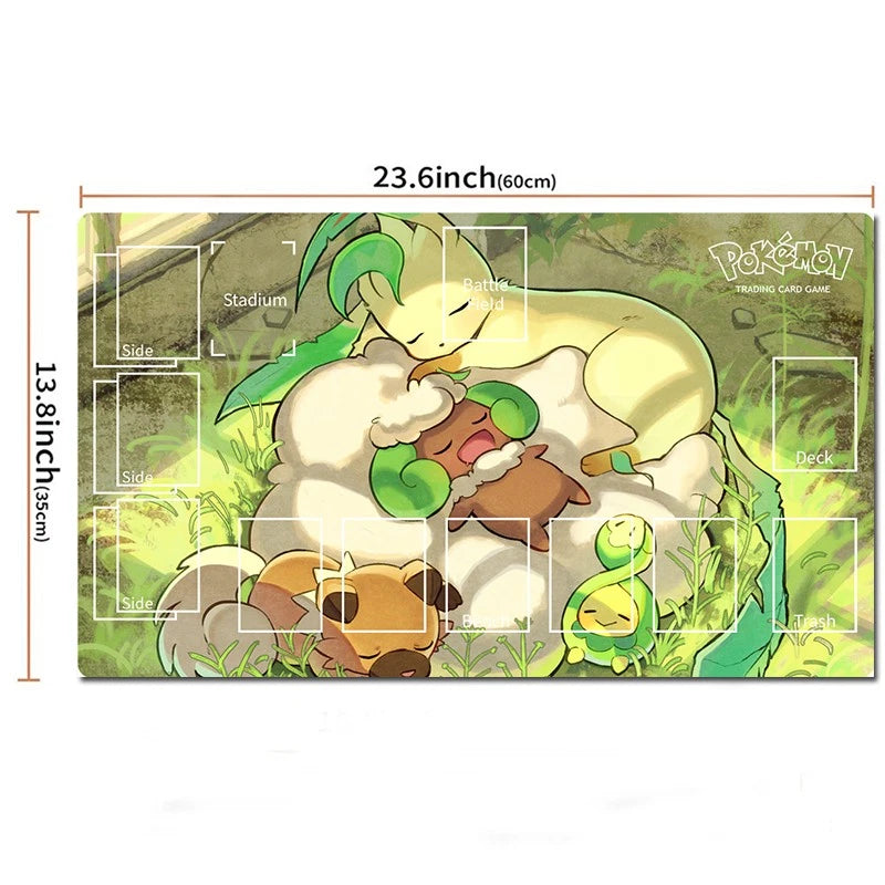Leafeon Board Game Pokemon Table Playmat Card Game PTCG TCG CCG Deskmat Mousepad