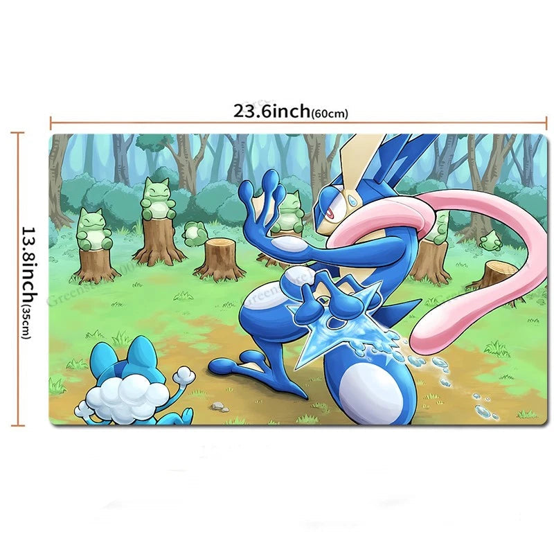 Greninja Board Game Pokemon Table Playmat PTCG TCG CCG Mat Play Pad Mousepad