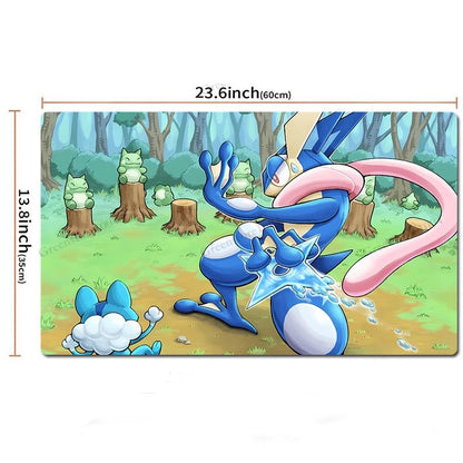 Greninja Board Game Pokemon Table Playmat PTCG TCG CCG Mat Play Pad Mousepad
