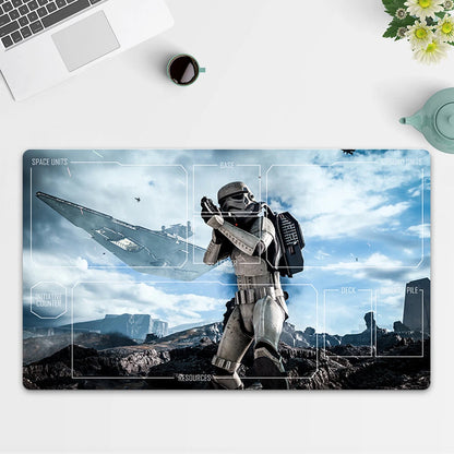 Playmat Stormtrooper TCG Starwars : Unlimited Trading Card Game Mat Free Bag