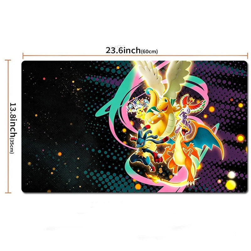 Mega Evolution Board Game Pokemon Table Playmat TCG CCG Mat Play Pad Mousepad
