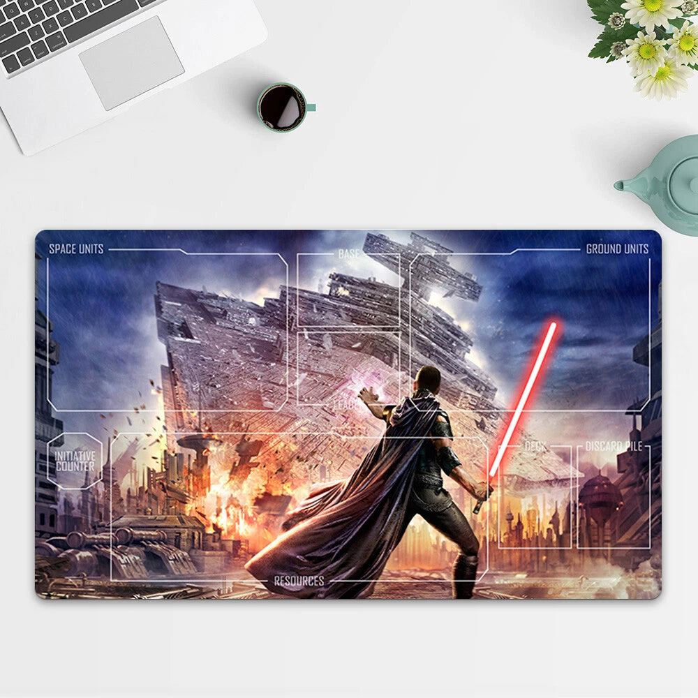 Playmat Starkiller TCG Starwars : Unlimited Trading Card Game Play Mat Free Bag