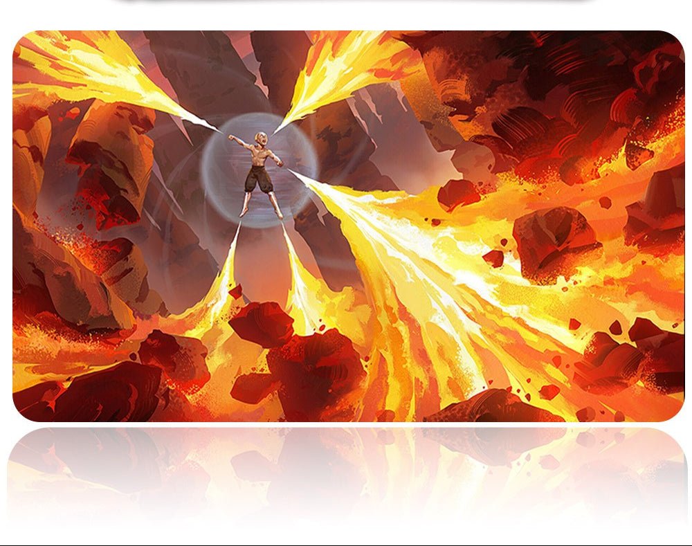 Fiery Confluence - MTG Playmat | TCG CCG Card Game Mat | Non-Slip Base