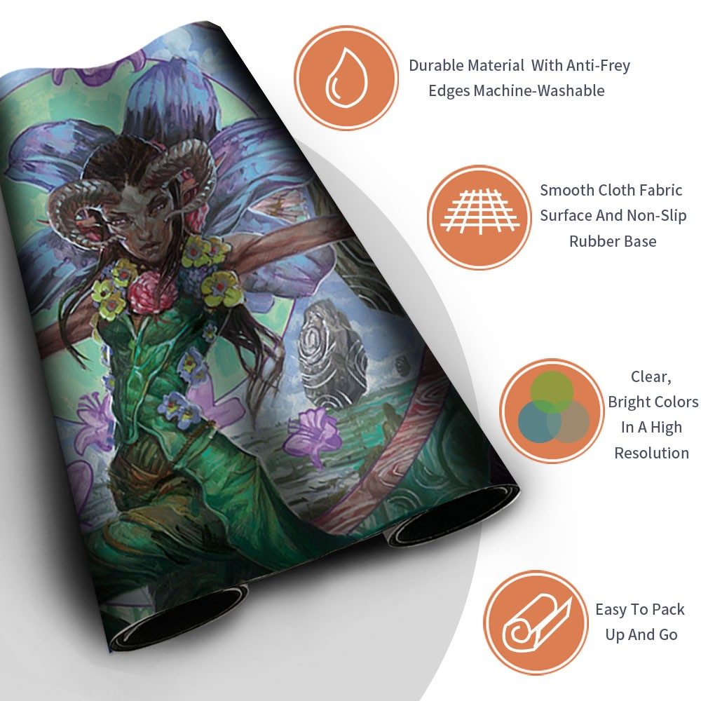 MORNSONG ARIA - MTG Playmat | TCG CCG Card Game Mat | Non-Slip Base