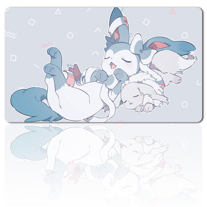 580636 - Board Game Pokemon Eevee Playmat Games Mousepad Play Mat of TCG