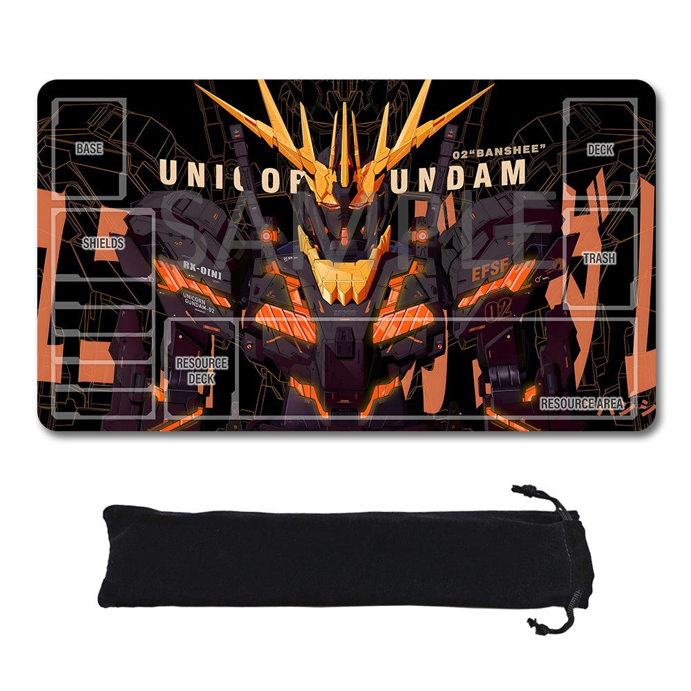 Gundam Playmat Suitable for GCG ,includes Storage Bag, 24 x 14 inches (GD5101421)