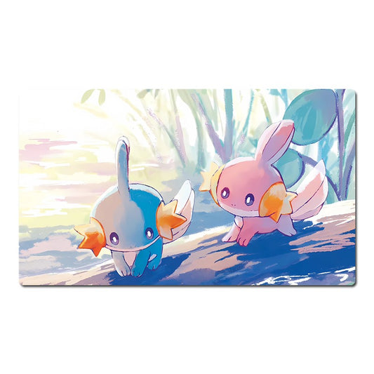 Mudkip Wooper Pokemon Table Playmat PTCG TCG CCG Play Pad Trading Card Game Mat