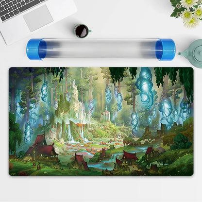 Fabtcg The Land of Legends Playmat Trading Card Game CCG TCG Mat Free Best Tube