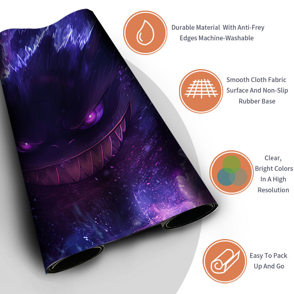 New Pokemon Gengar Playmat Stitched Edge | Pokemon TCG Playmat Stitched Edge | 1358789