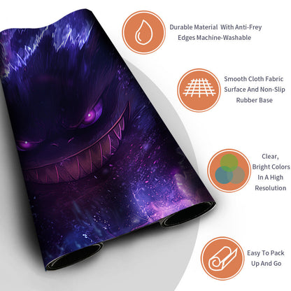 New Pokemon Gengar Playmat Stitched Edge | Pokemon TCG Playmat Stitched Edge | 1358789