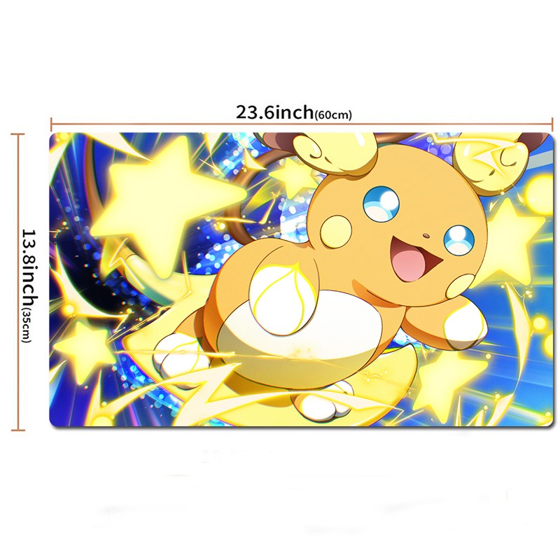 Alolan Raichu Board Game Pokemon Table Playmat TCG CCG Mat Gaming Pad Mousepad