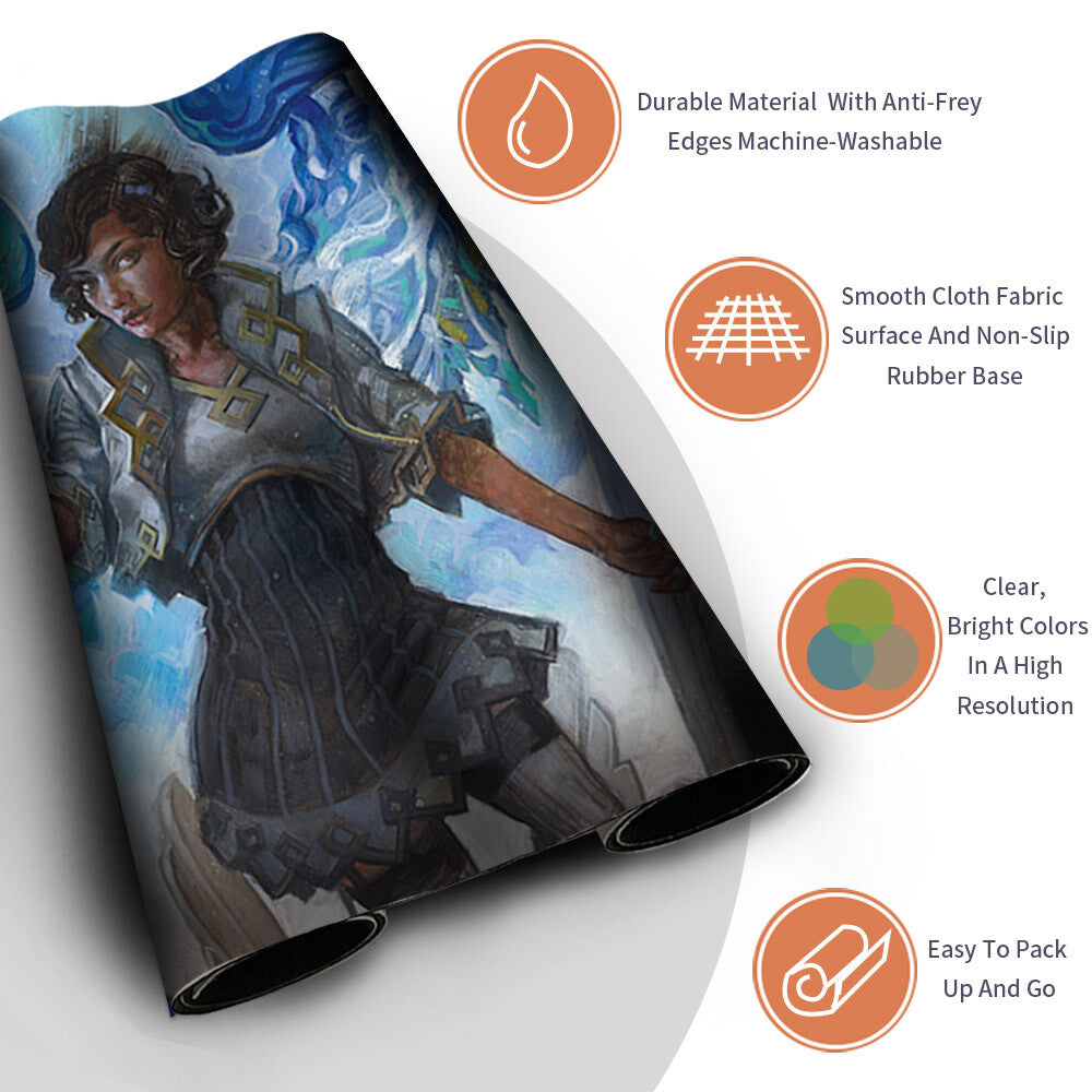 GIADA, FONT OF HOPE - Magic The Gathering MTG Playmat TCG CCG MTG Playmat Stitched Edge