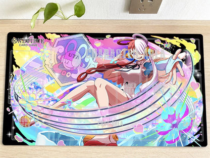 One Piece OPCG TCG CCG Girl Uta Duel Playmat Gaming Play Mat Trading Card Game MousePad Deskmat