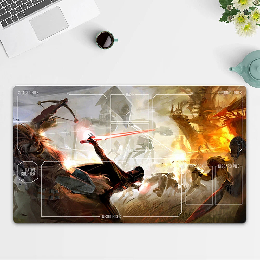 Playmat Battlefront TCG Starwars : Unlimited Trading Card Game Play Mat Free Bag