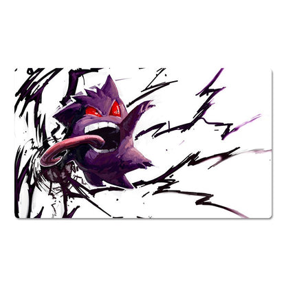 Gengar Pokemon Table Playmat PTCG TCG CCG Gaming Play Pad Trading Card Games Mat