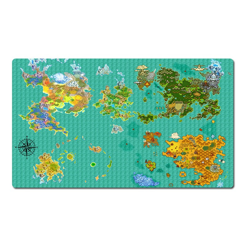 Mystery Dungeon Map Board Game Pokemon Playmat TCG CCG Card Play Mat Mousepad