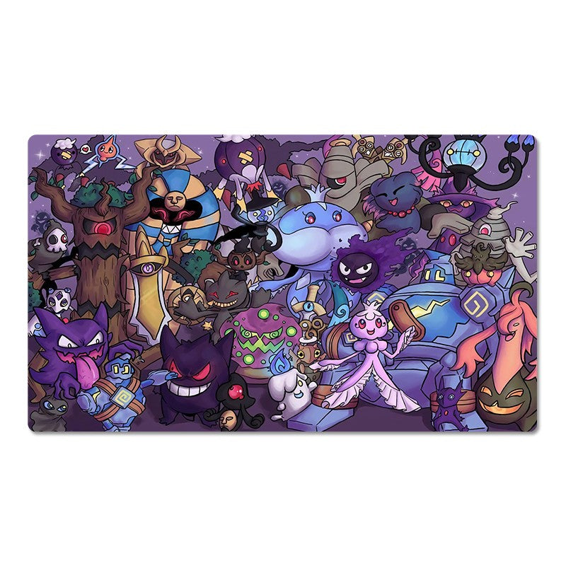 Grim Grinning Ghost Board Game Pokemon Playmat PTCG TCG CCG Pad Card Games Mat