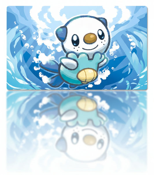 Oshawott Board Game Pokemon Table Playmat TCG CCG Mat Gaming Play Pad Mousepad