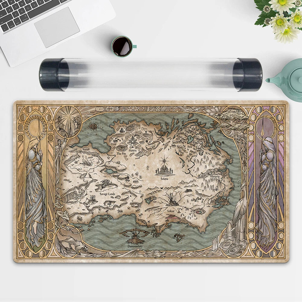 Fabtcg Map Duel TCG Mat Playmat Trading Card Game CCG Fab Play Mat Free BestTube