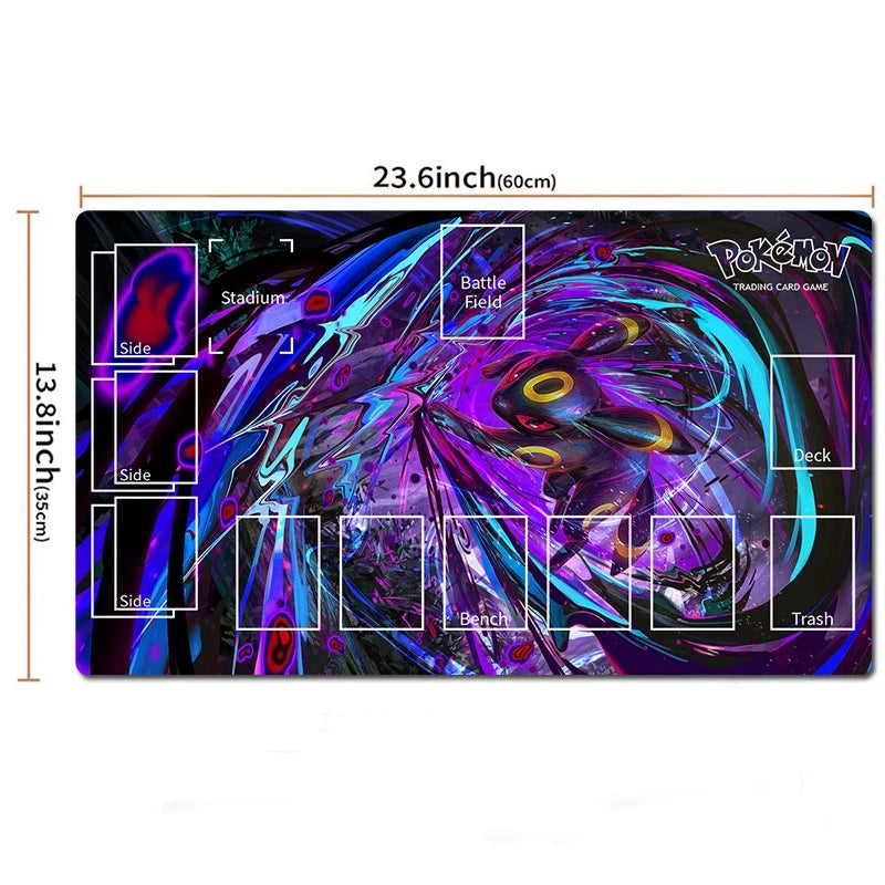 Umbreon Board Games Pokemon Table Playmat Card Game Deskmat TCG CCG Mouse Pad