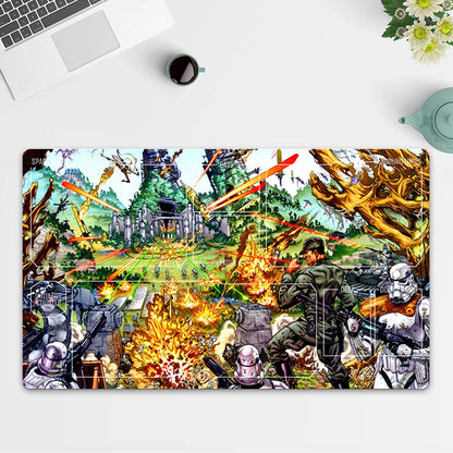 Playmat Battlefront TCG Starwars : Unlimited Trading Card Game Play Mat Free Bag