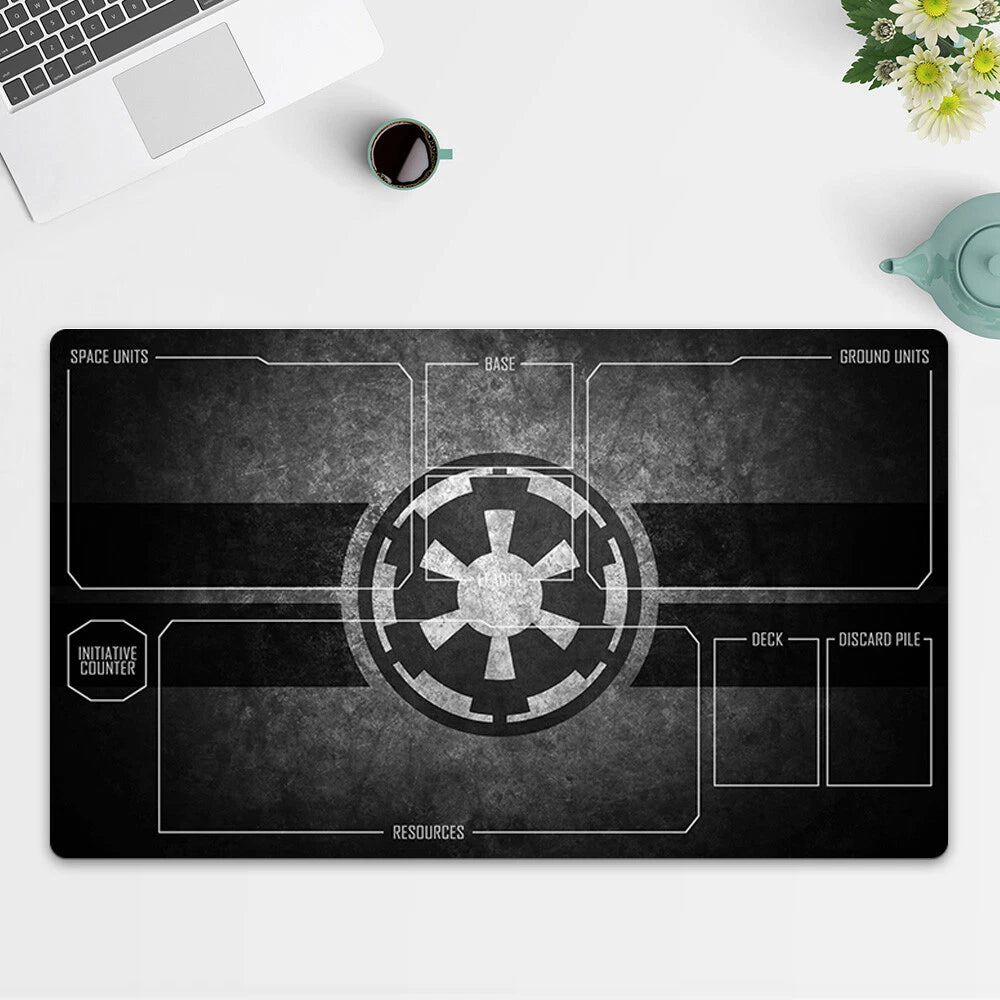 Playmat Imperial Symbol TCG Starwars : Unlimited Trading Card Game Mat Free Bag