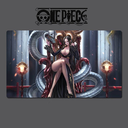 Boa Hancock O-P Table Playmat OPCG TCG CCG Play Mouse Pad Trading Card Game Mat