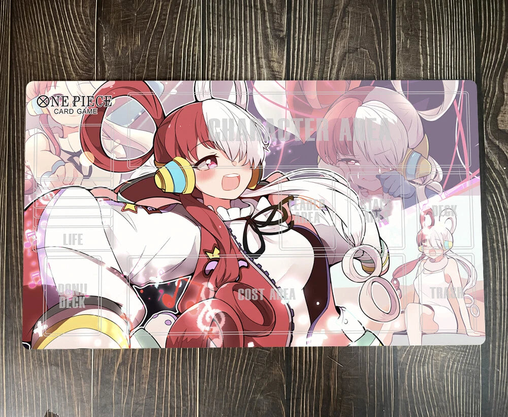 Uta One Piece Table Playmat OPCG TCG CCG Gaming Pad Trading Card Game Mat Mousepad