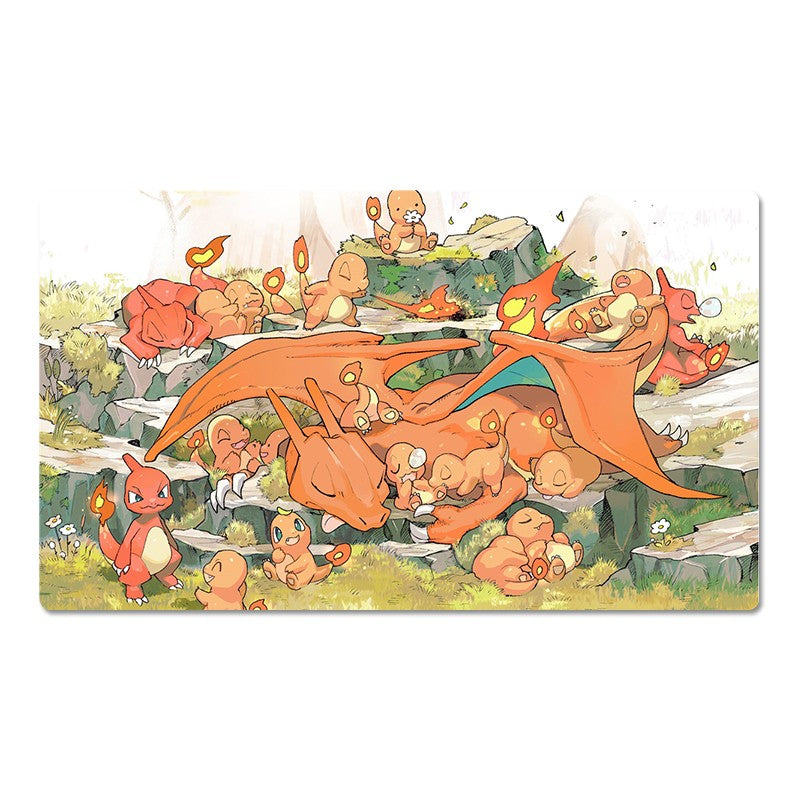 Charizard Board Game Pokemon Table Playmat Card Play Mat TCG CCG Pad Mousepad