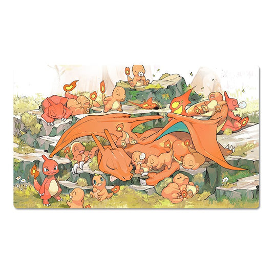 Charizard Board Game Pokemon Table Playmat Card Play Mat TCG CCG Pad Mousepad