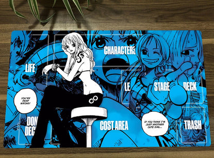 One Piece OPCG TCG CCG Mouse Pad Nami Table Playmat Trading Card Game Desk Mat