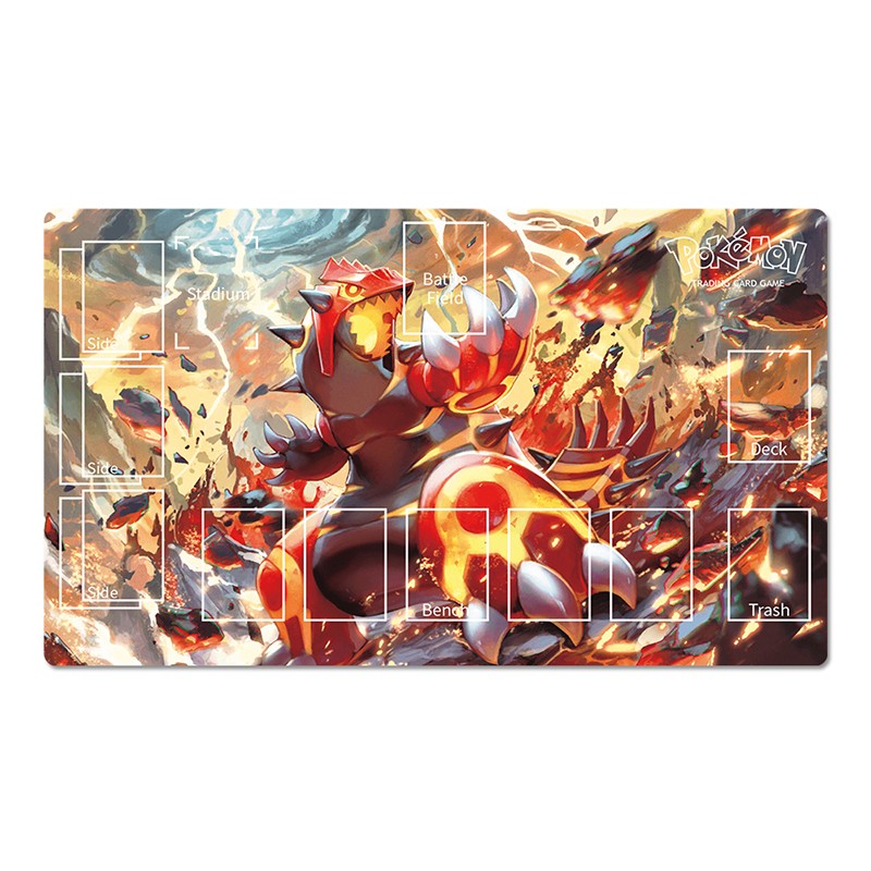 Pokemon Table Playmat Groudon TCG CCG Play Mouse Pad Trading Card Game Mat