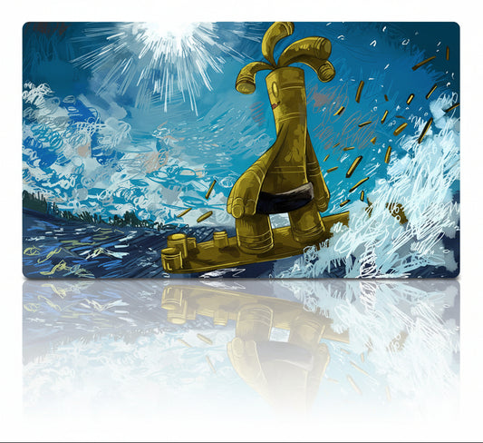 Gholdengo Board Game Pokemon Table Playmat TCG CCG Mat Gaming Play Pad Mousepad