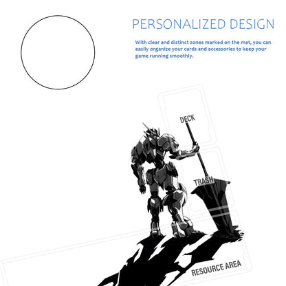 Gundam Playmat Suitable for GCG , includes Storage Bag, 24 x 14 inches (696263)