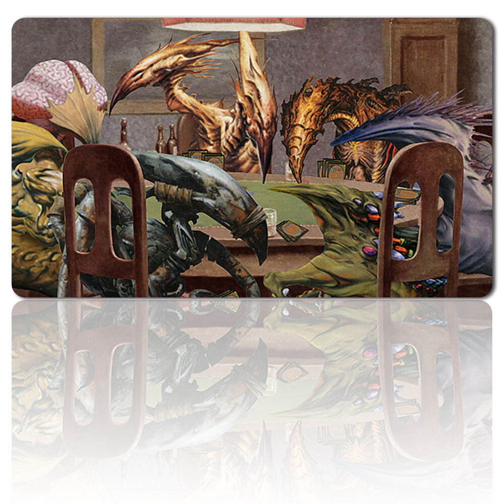 Slivers Playing Poker - Board Game MTG Playmat Games Mousepad Play Mat of TCG
