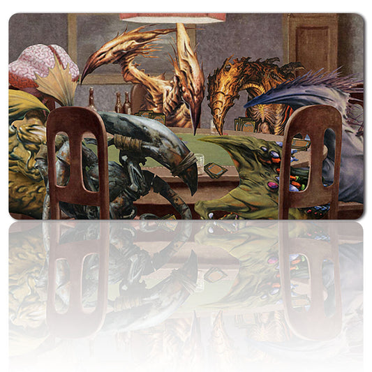 Slivers Playing Poker - Board Game MTG Playmat Games Mousepad Play Mat of TCG