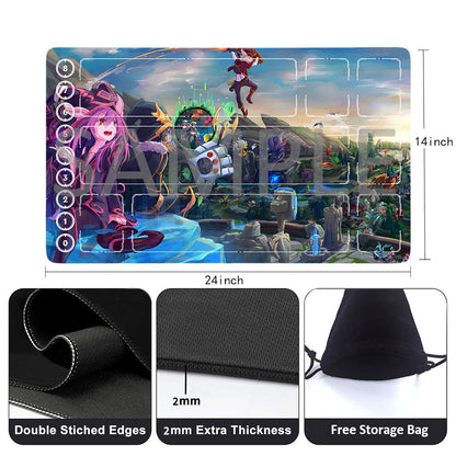 League Of Legends Riftbound Playmat 24x14 in + Free Storage Bag - 588499