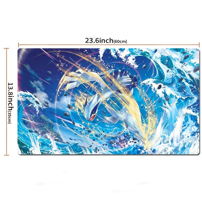 Lugia Board Game Pokemon Table Playmat TCG CCG Mat Play Pad Mousepad &amp; Bag