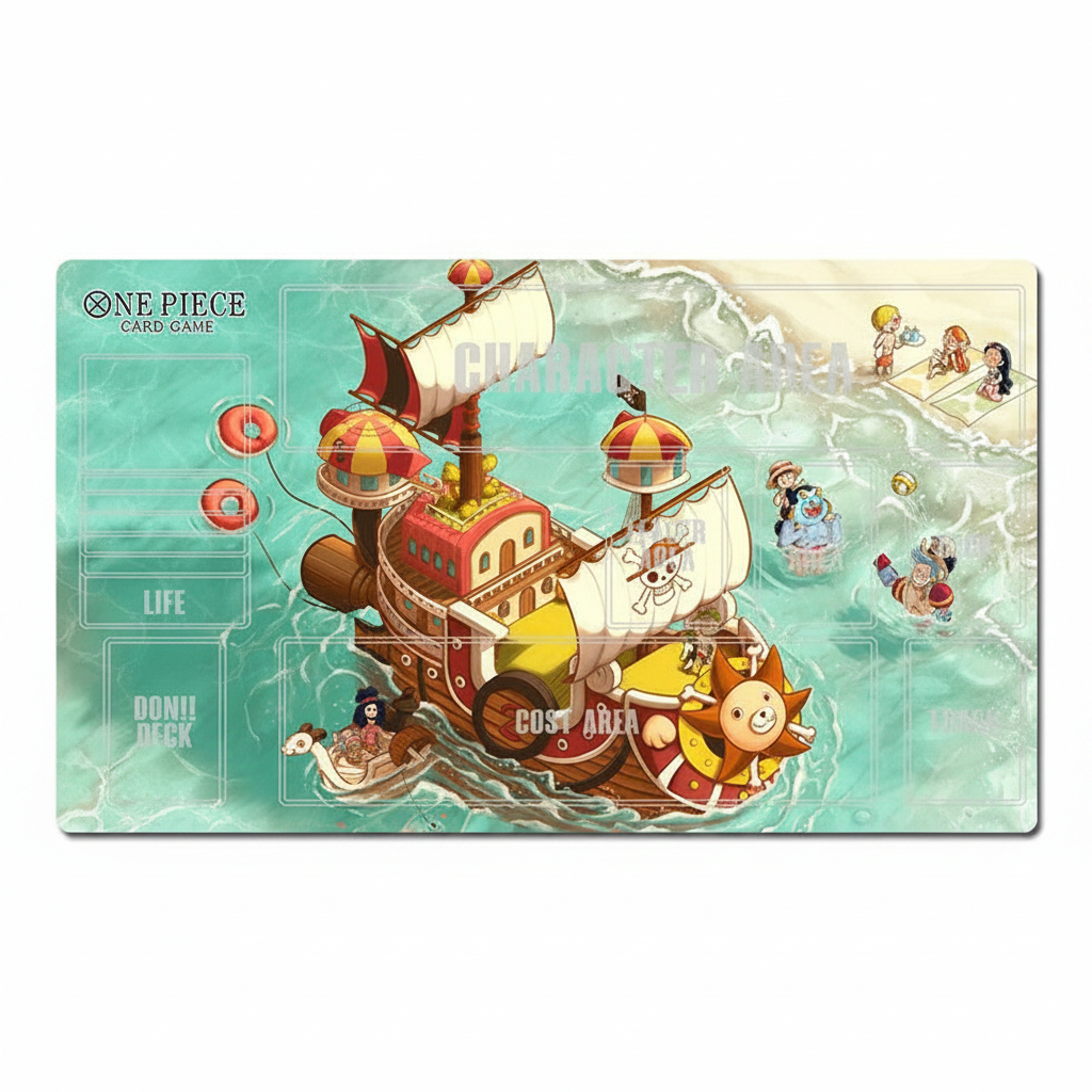 Thousand Sunny Adventure One Piece Playmat OPCG TCG CCG Pad Trading Card Game Mat