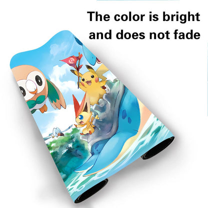 Lapras Rowlet Board Game Pokemon Table Playmat TCG CCG Mat Gaming Pad Mousepad