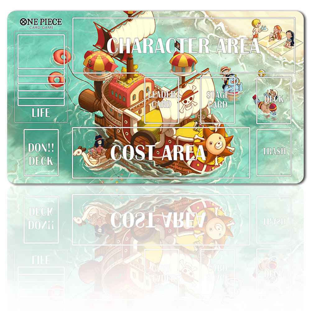 1330380 - Board Game One Piece Playmat with Zone Games Mousepad Play Mat of TCG