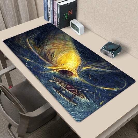 Magic The Gathering Ancient Carp Trading Card Game Playmat MTG Duel Mat 40X70CM