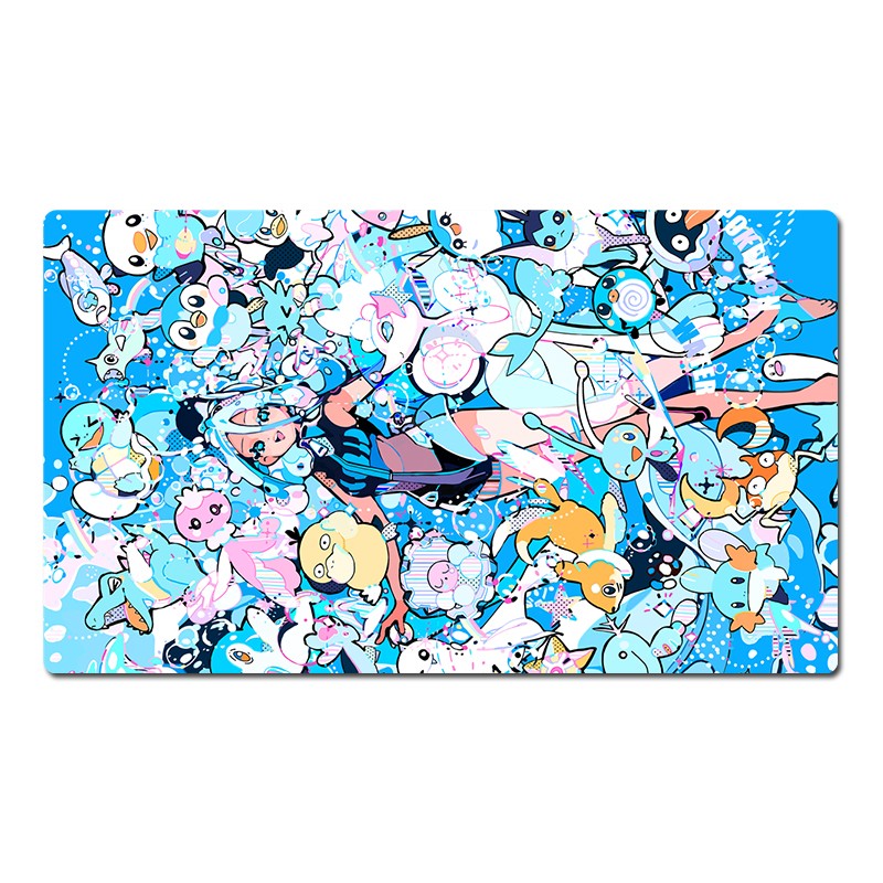 Piplup Board Game Pokemon Table Playmat Card Play Mat TCG CCG Pad Mousepad