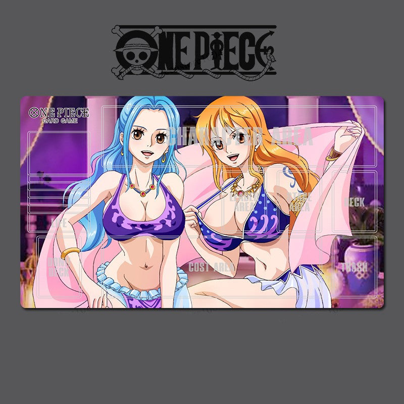 Nefertari Vivi & Nami O-P Table Playmat OPCG TCG CCG Pad Trading Card Game Mat