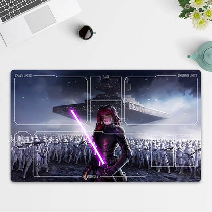 Playmat Mara Jade Skywalker TCG Starwars : Unlimited Trading Card Game Free Bag