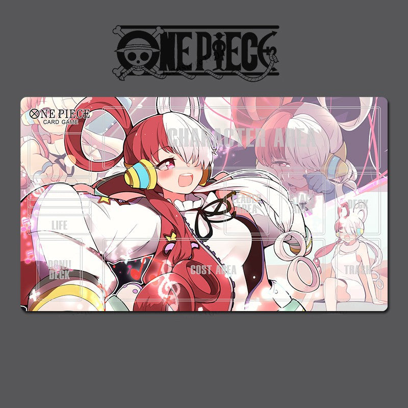 Uta O-P Table Playmat OPCG TCG CCG Gaming Pad Trading Card Game Mat Mousepad